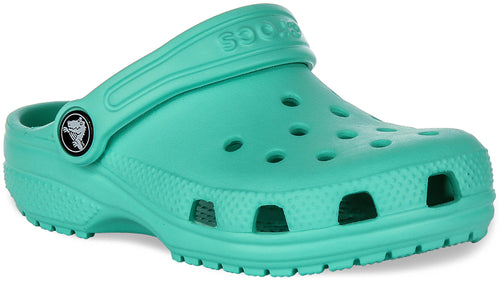 Crocs Classic Clog In Green For Kid