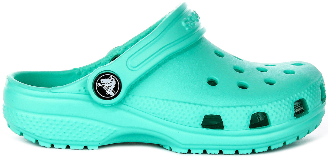 Crocs Classic Clog In Green For Kid