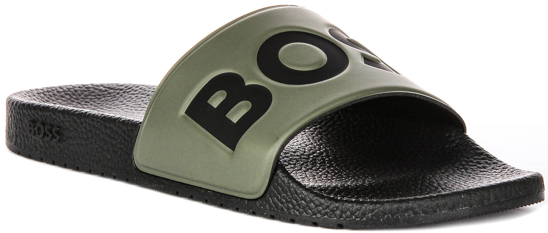 Boss Aryeh Slide In Green For Men