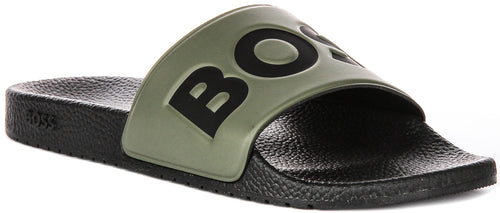 Boss Aryeh Slide In Green For Men