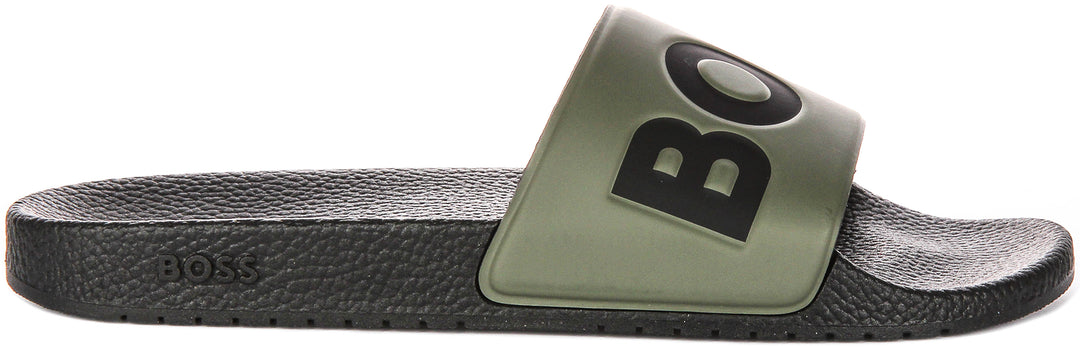 Boss Aryeh Slide In Green For Men