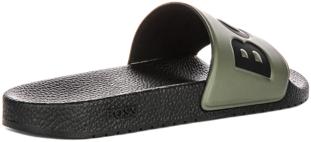 Boss Aryeh Slide In Green For Men