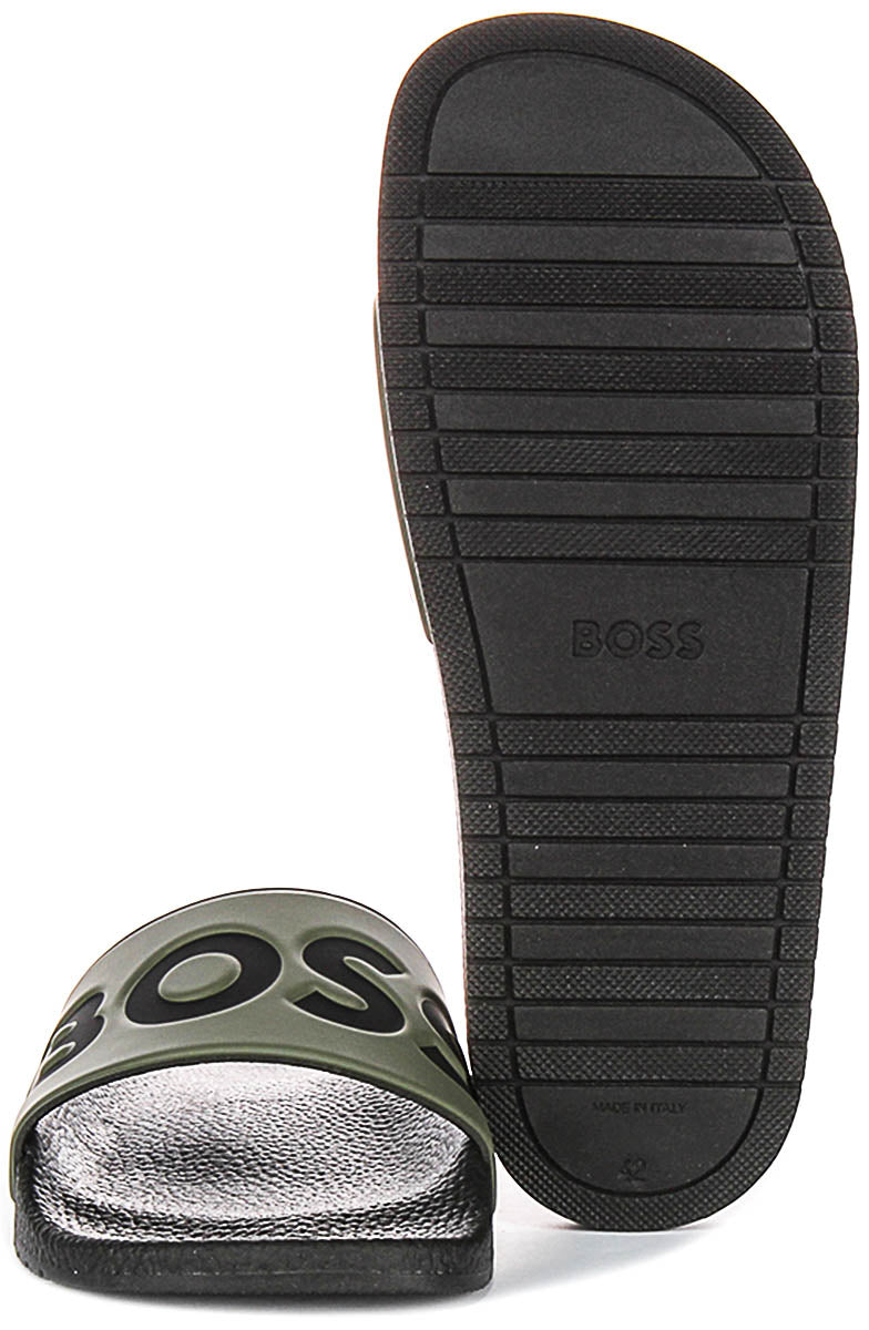 Boss Aryeh Slide In Green For Men