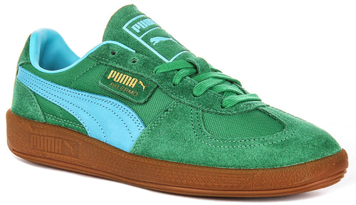 Puma Palermo Vintage In Green Blue