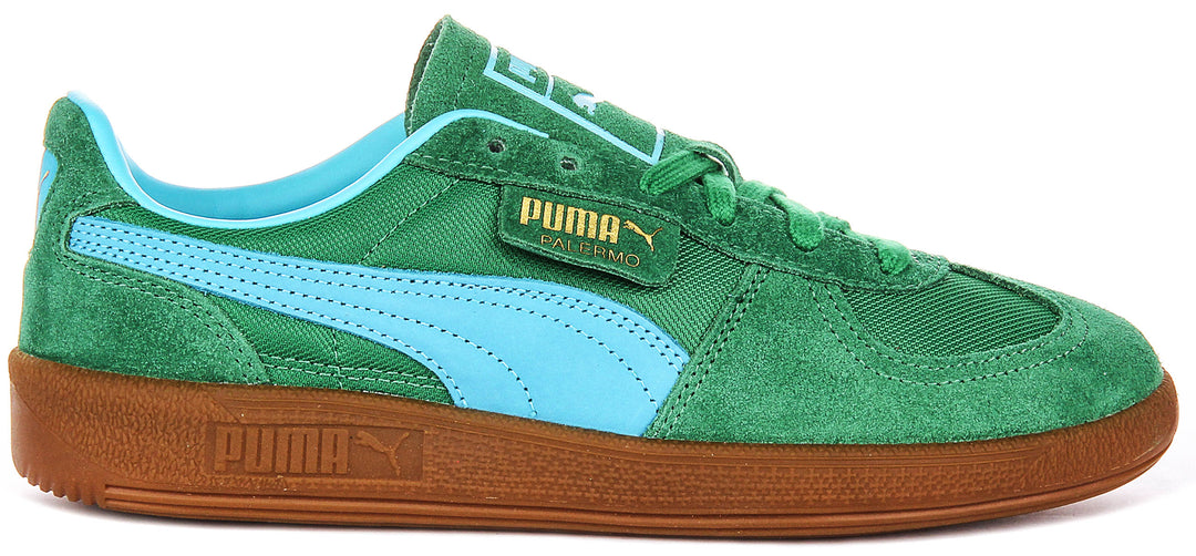 Puma Palermo Vintage In Green Blue