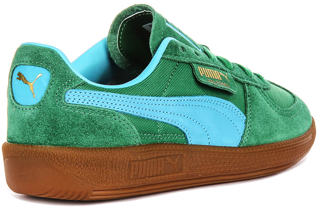 Puma Palermo Vintage In Green Blue