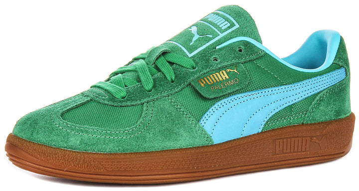 Puma Palermo Vintage In Green Blue