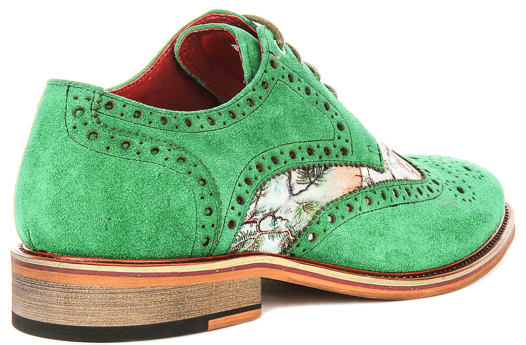 Justinreess England Wolf In Green For Men