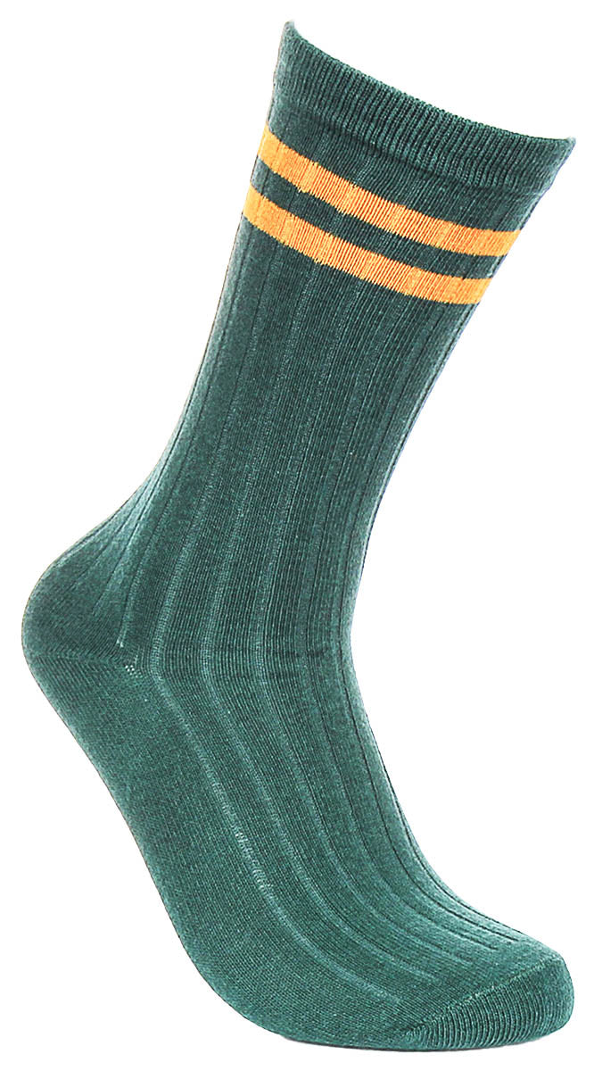 Justinreess England 2P Stripe W In Green For Women