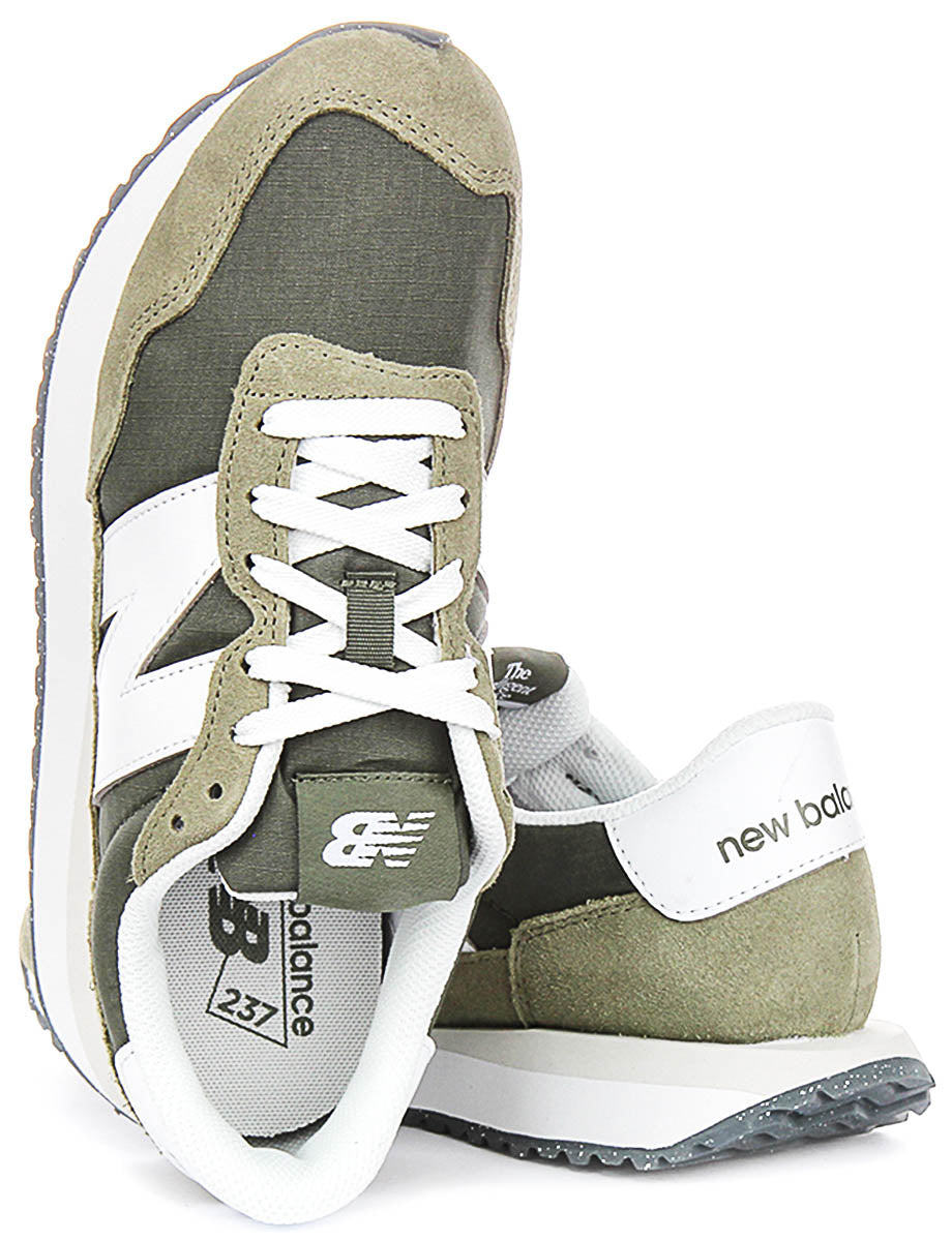Ms237gr New Balance MS237GR In Green For Men | 237 Suede Mesh Trainers – 4feetshoes