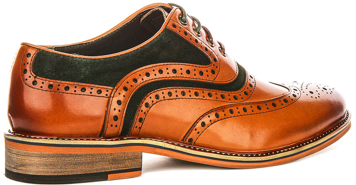Justinreess England Bryan In Green Suede For Men
