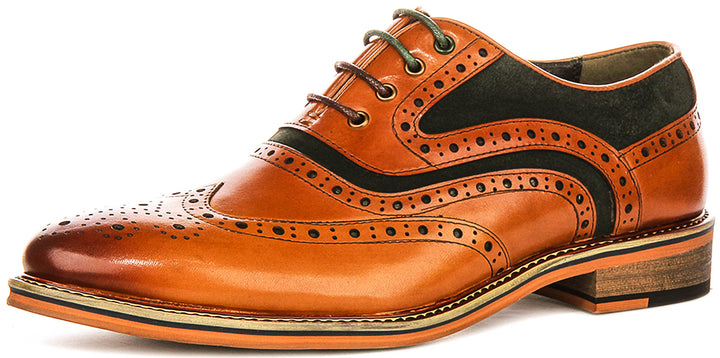 Justinreess England Bryan In Green Suede For Men