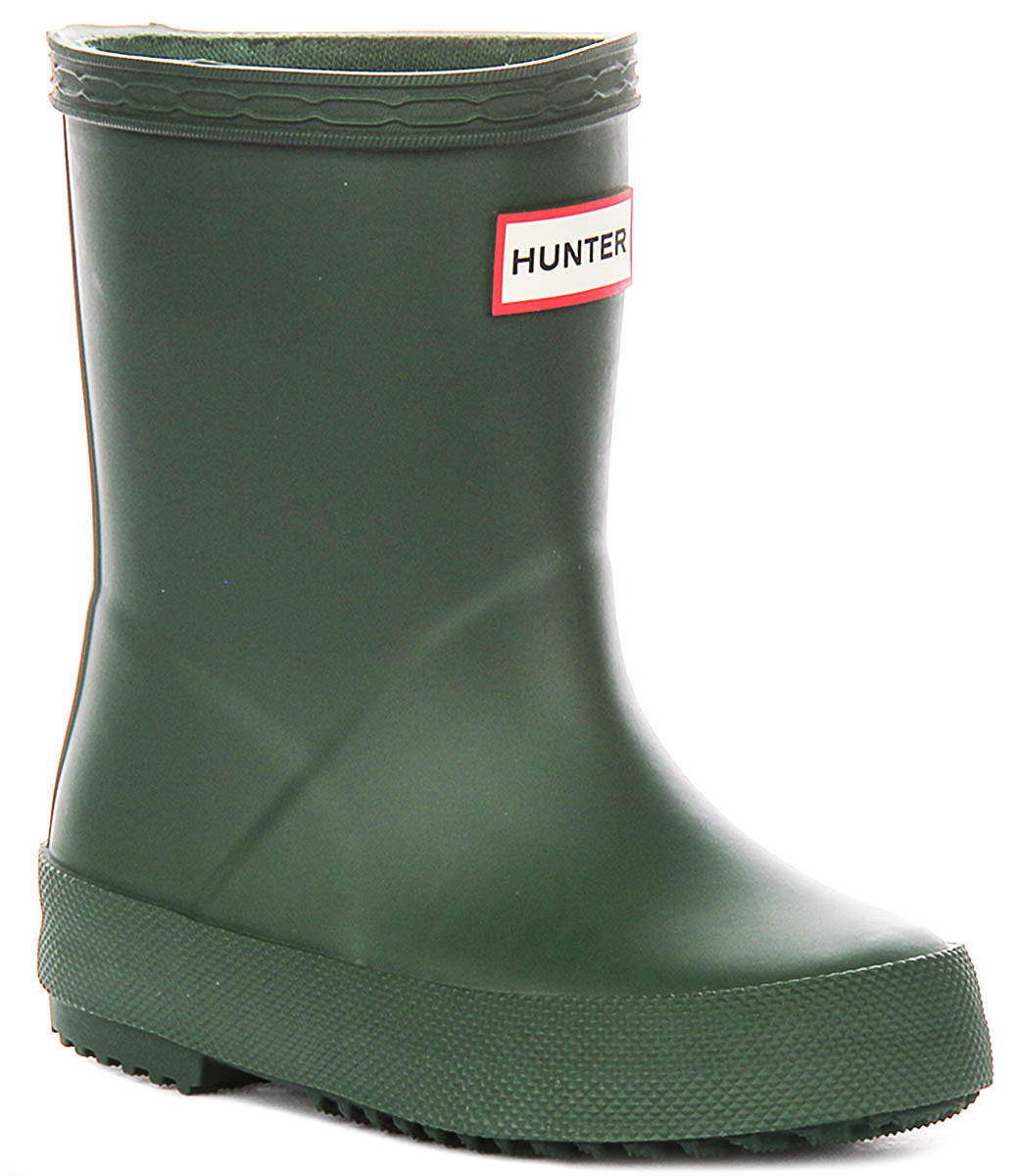 Hunter Kids First Boot In Green For Kid