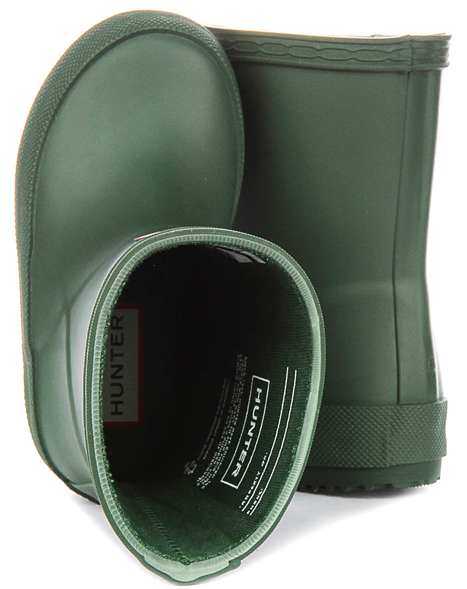 Hunter Kids First Boot In Green For Kid