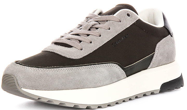 Calvin Klein Low Top Lace Up Repreve In Green For Men Sneaker