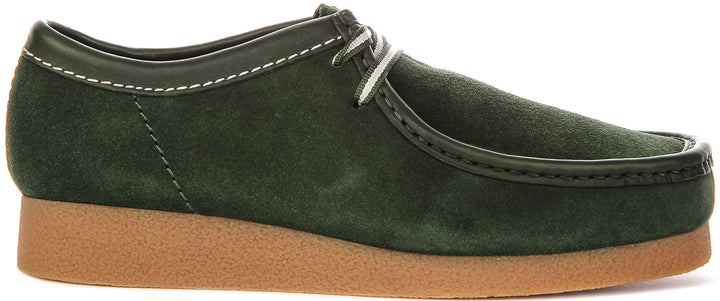 Clarks Wallabee Evo In Green For Men