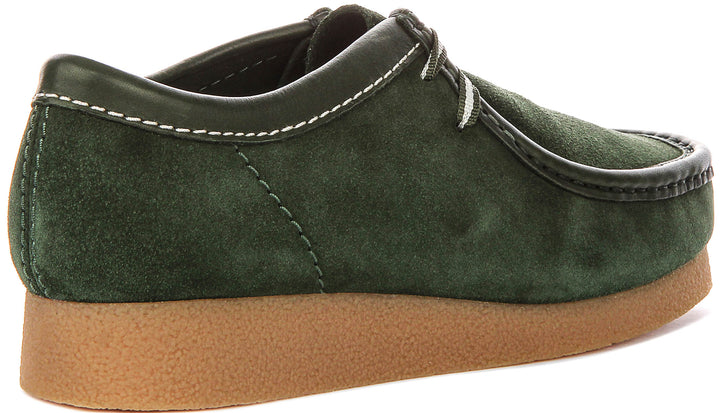 Clarks Wallabee Evo In Green For Men