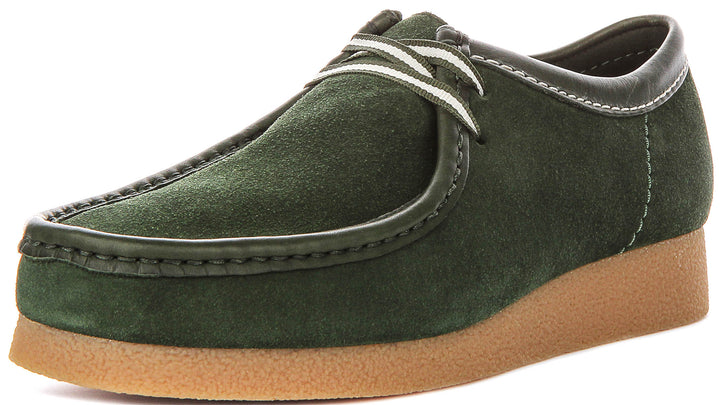 Clarks Wallabee Evo In Green For Men