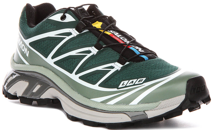 Salomon XT 6 In Green Sneakers