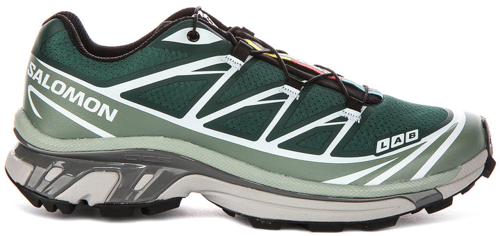 Salomon XT 6 In Green Sneakers