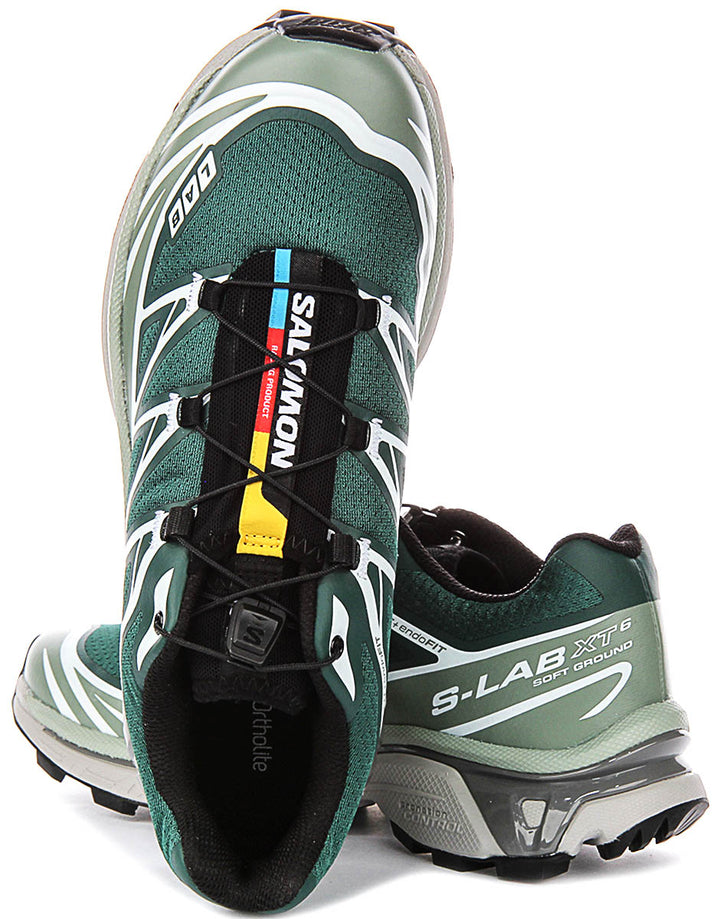 Salomon XT 6 In Green Sneakers