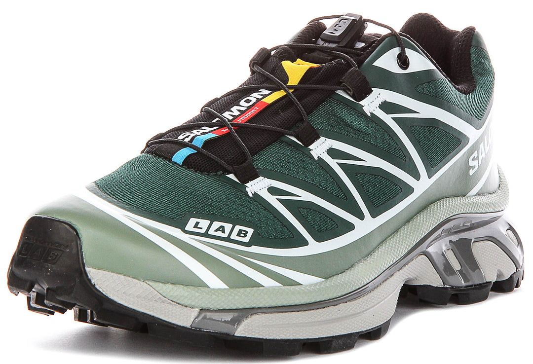 Salomon XT 6 In Green Sneakers