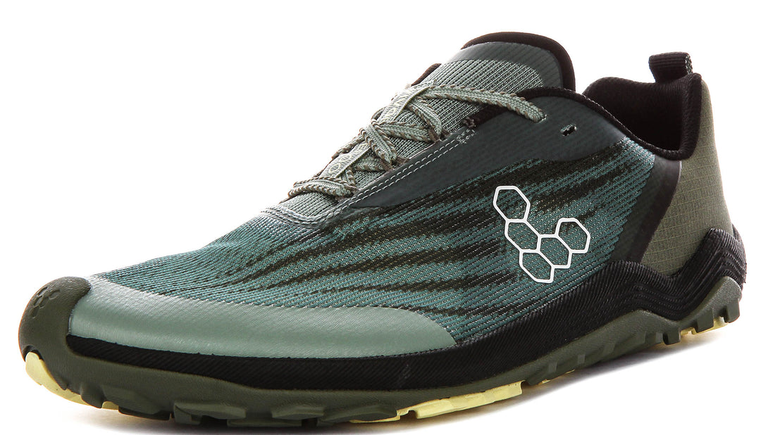 Vivobarefoot Prims Trail Flow In Green For Men