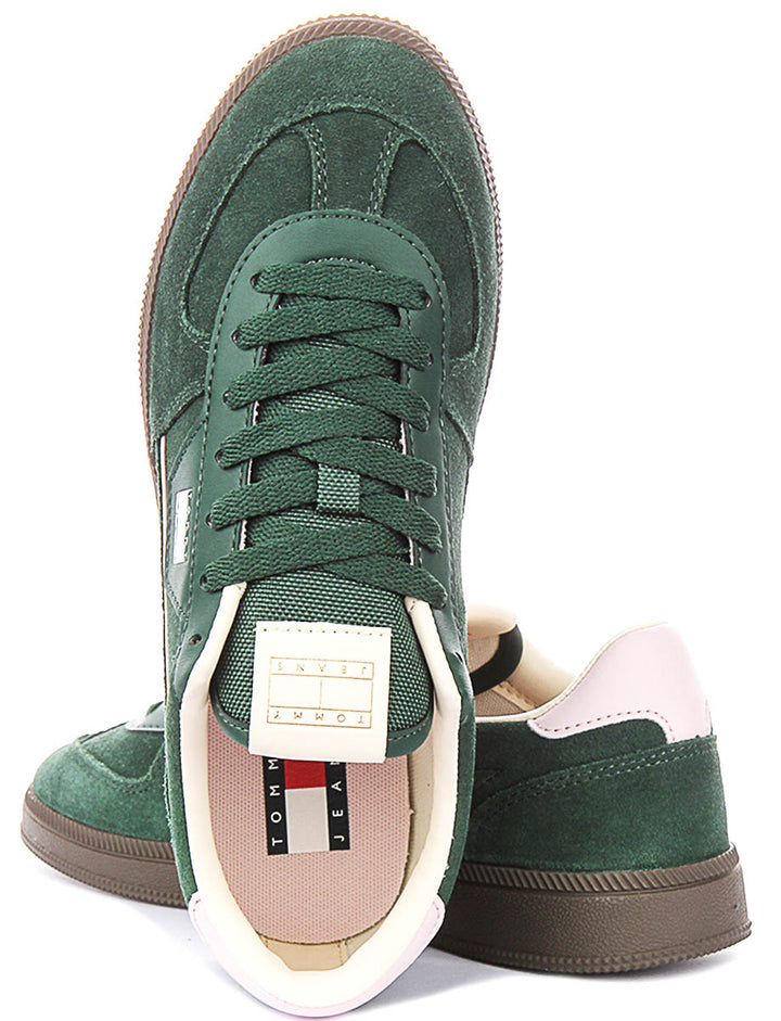 Tommy Hilfiger Greenwich Suede In Green For Women