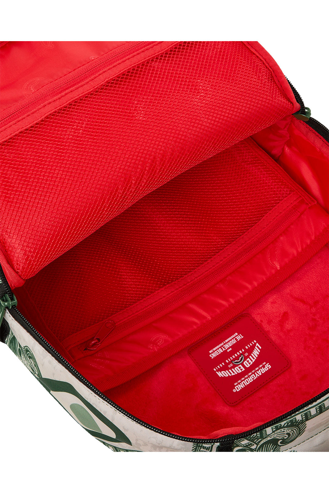 Sprayground Bear Force One Backpack In Green Brown