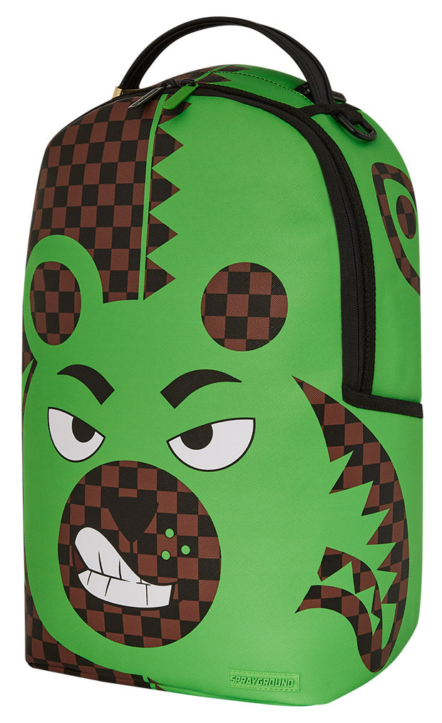 Sprayground Green Money Bear DLXSV Backpack