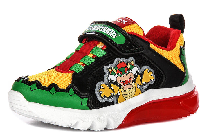 Geox J Ciberdrone X Supermario A In Green For Infants