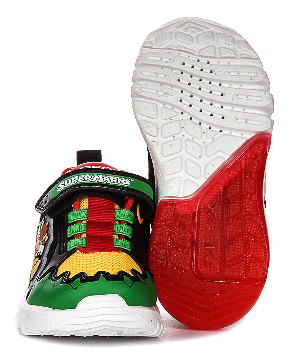 Geox J Ciberdrone A In Green Yellow For Kids