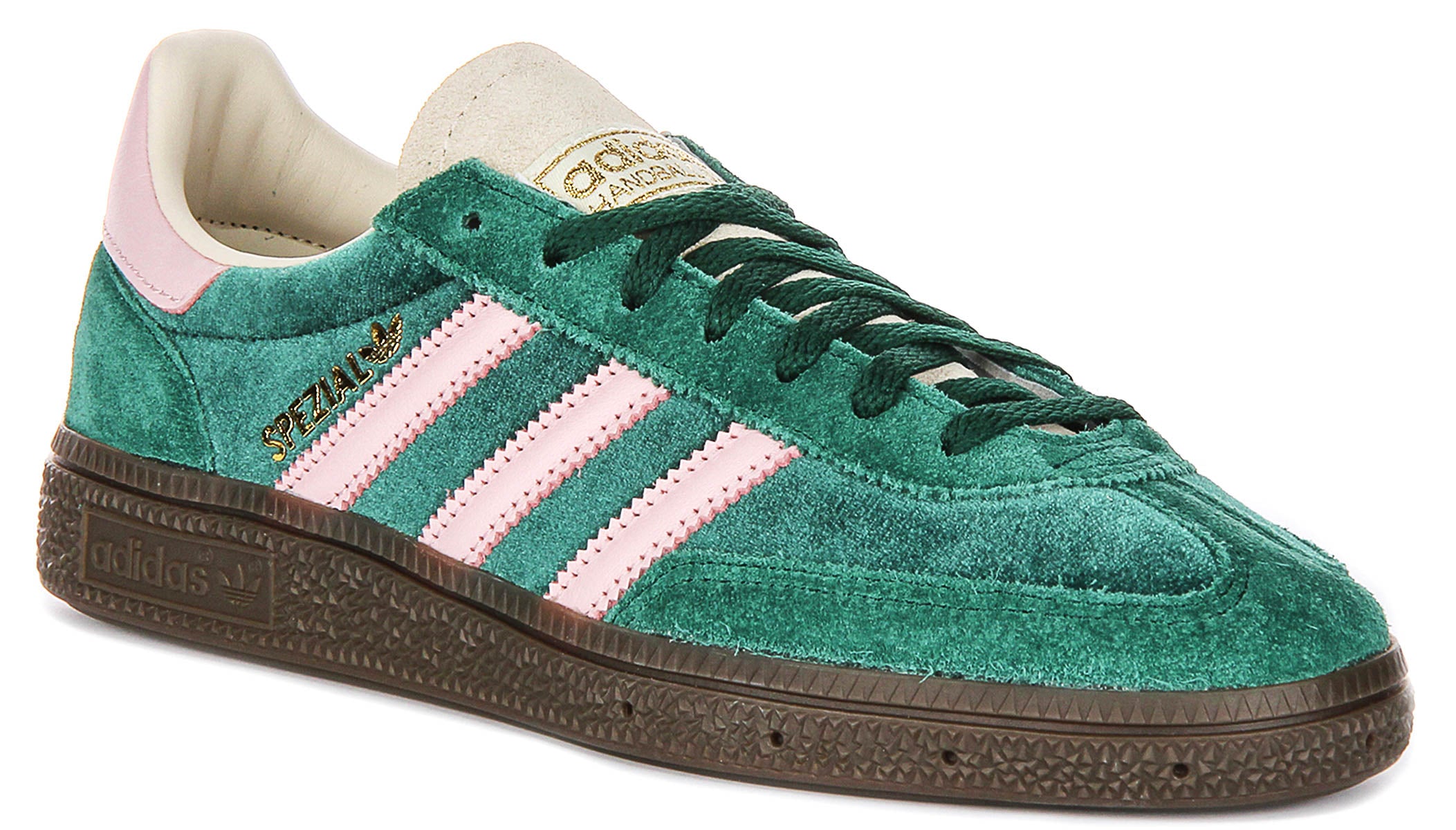 Adidas Handball Spezia In Green Pink | Womens Trainers – 4feetshoes