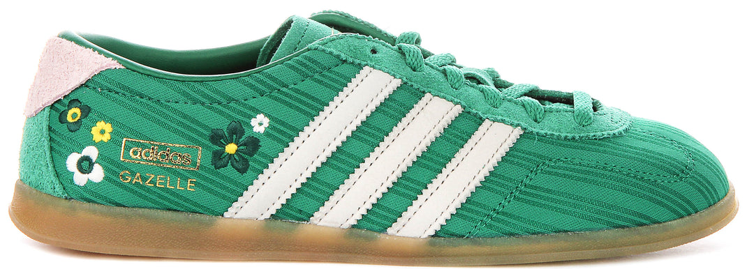 Adidas Gazelle Lo Pro X Liberty Colab In Green Pink For Women