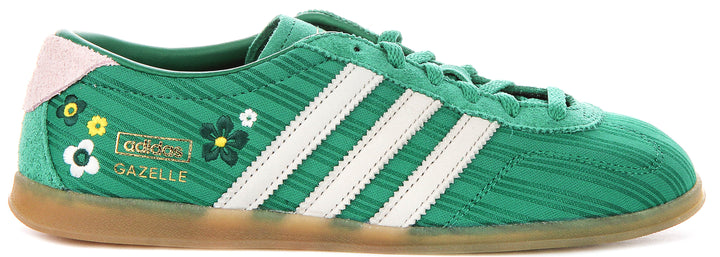 Adidas Gazelle Lo Pro X Liberty Colab In Green Pink For Women
