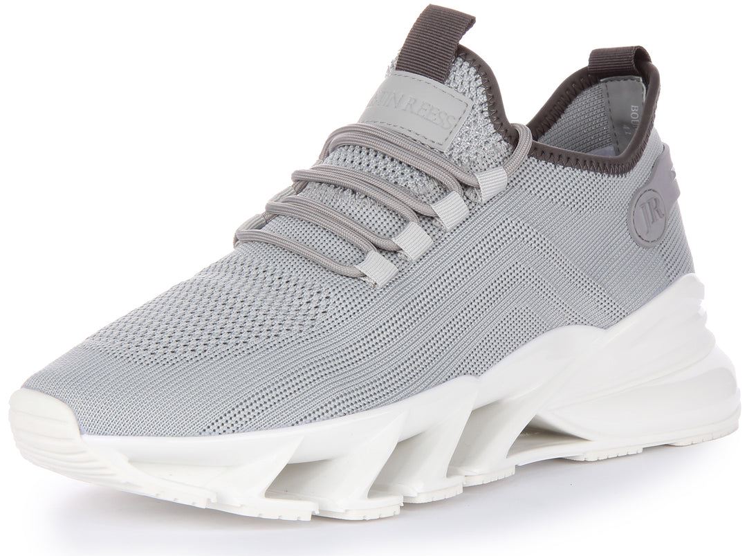 Justinreess England Bounce 5 Running Trainer In Grey