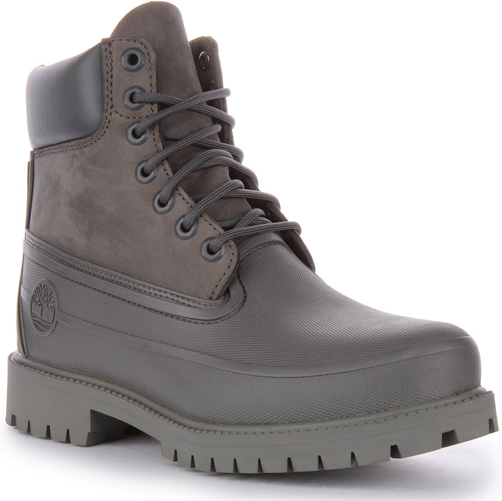 Timberland 6 inch Rubber Toe Waterproof A653N In Grey For Men
