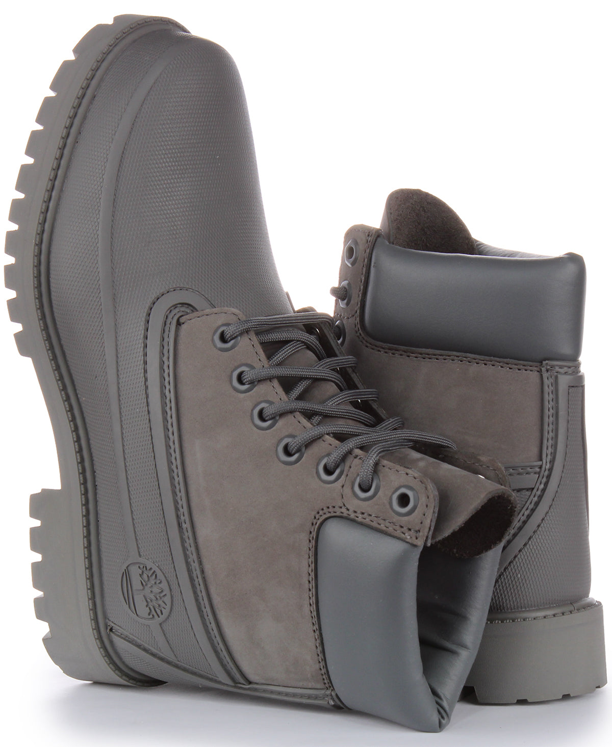 Grey on sale waterproof timberlands