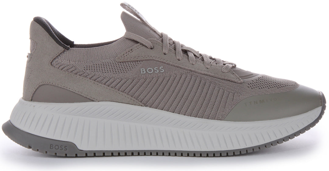 Boss TTNM EVO SLON Sneakers da uomo in mesh grigio