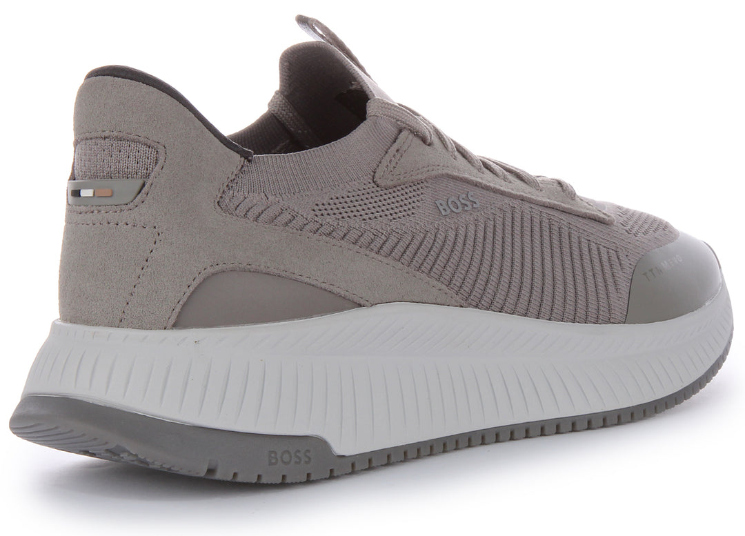 Boss TTNM EVO SLON Sneakers da uomo in mesh grigio