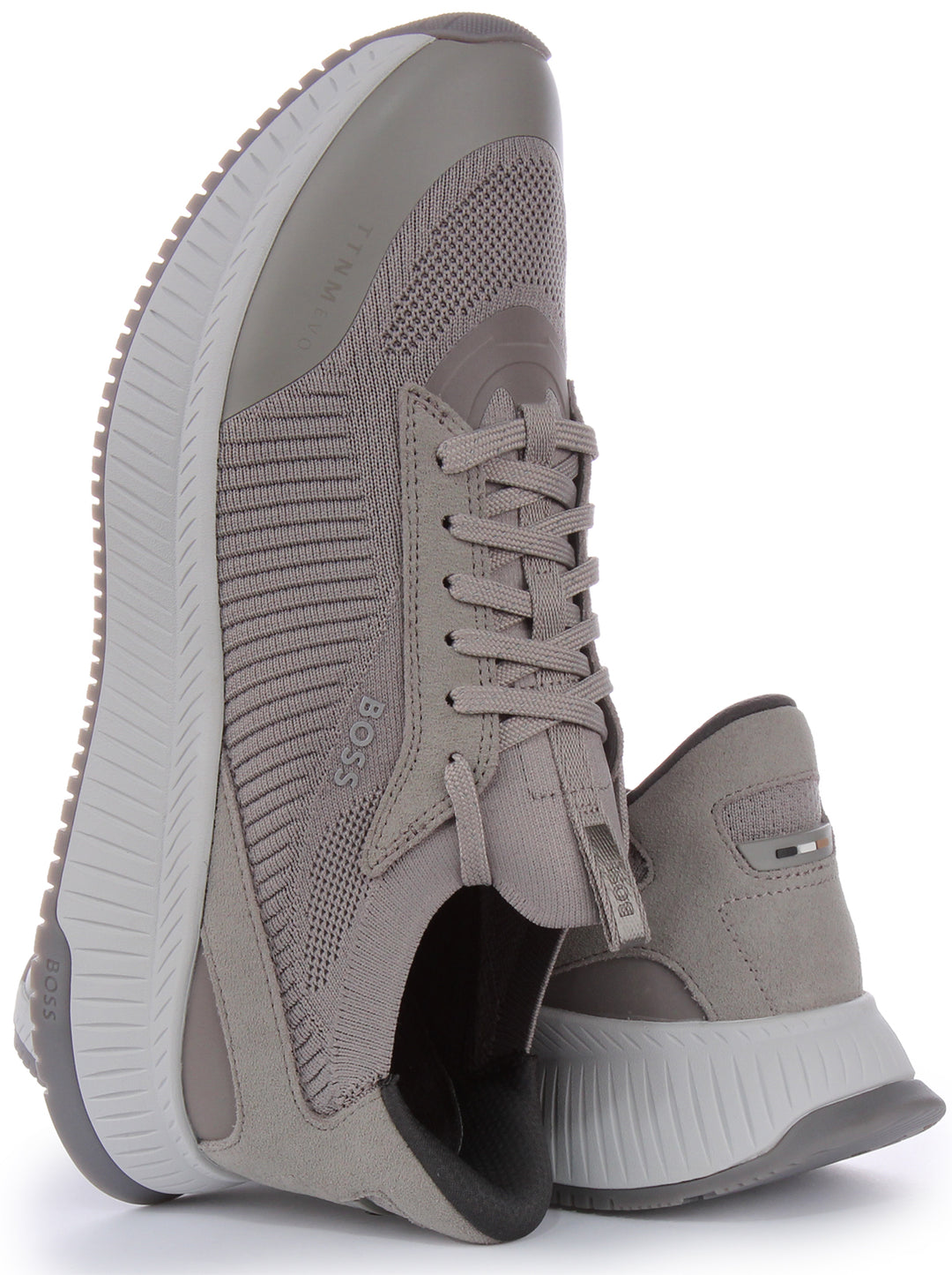 Boss TTNM EVO SLON Herren MeshSneaker in Grau