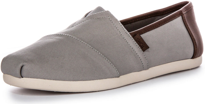 Toms Alpargata Vegan In Grey For Men