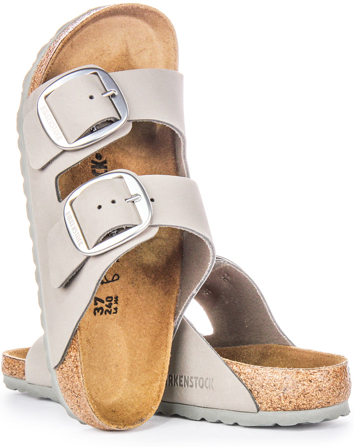 Birkenstock Arizona Big Buckle In Grey | Regular Fit