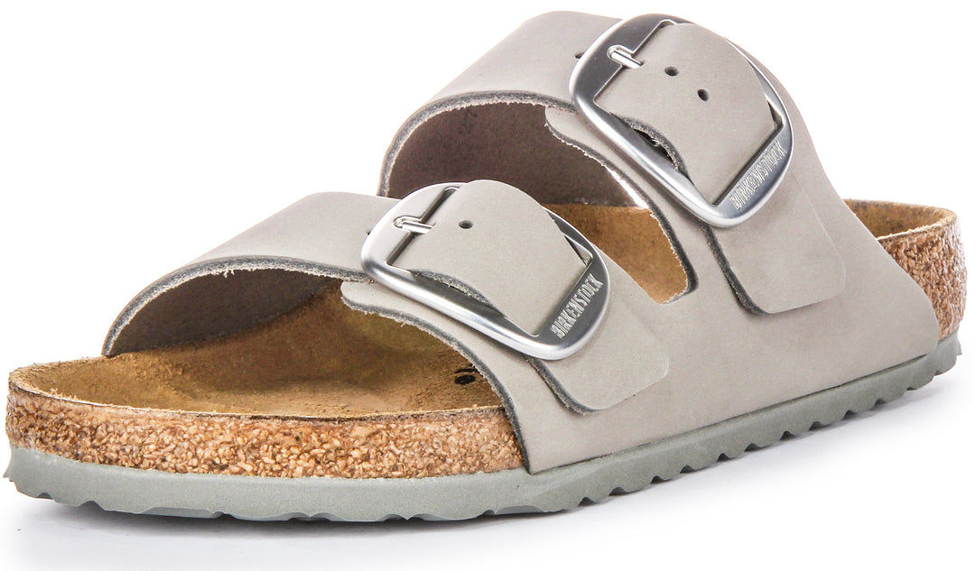 Birkenstock Arizona Big Buckle In Grey | Regular Fit