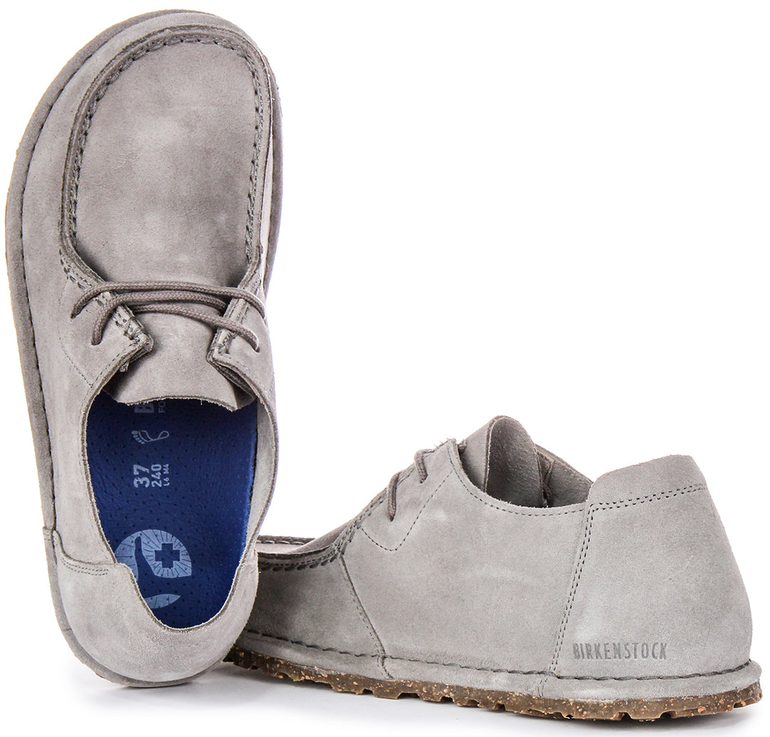Birkenstock Utti Lace In Grey For Unisex