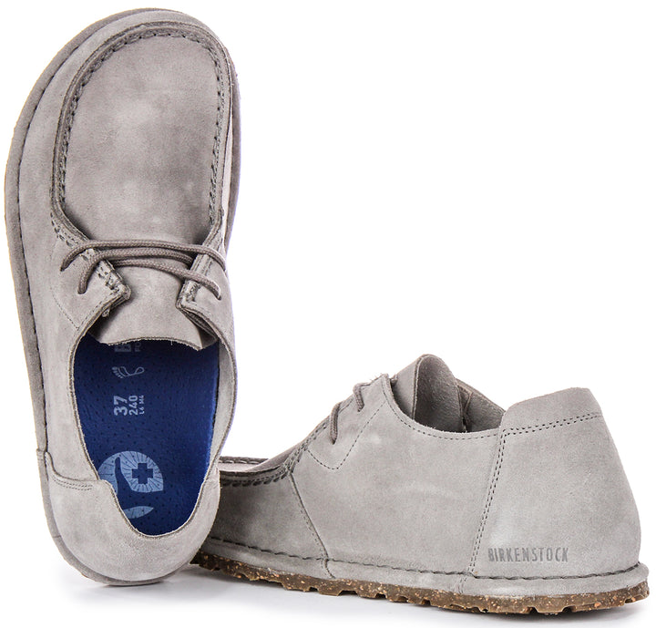 Birkenstock Utti Lace In Grey For Unisex
