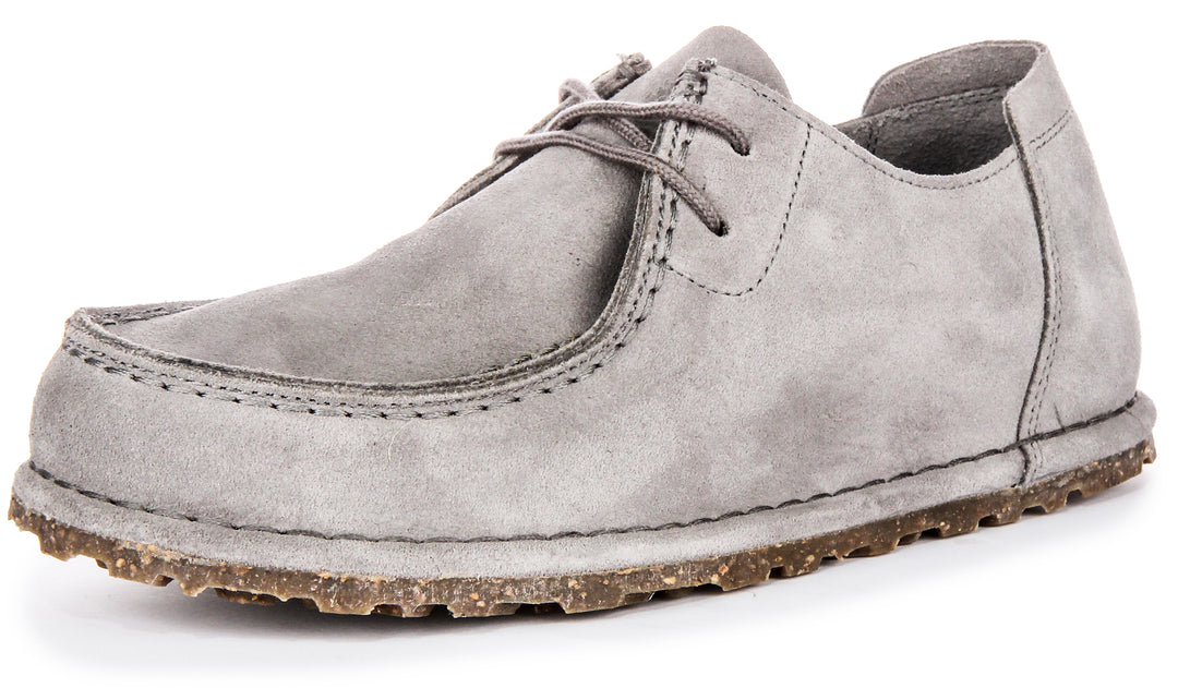 Birkenstock Utti Lace In Grey For Unisex