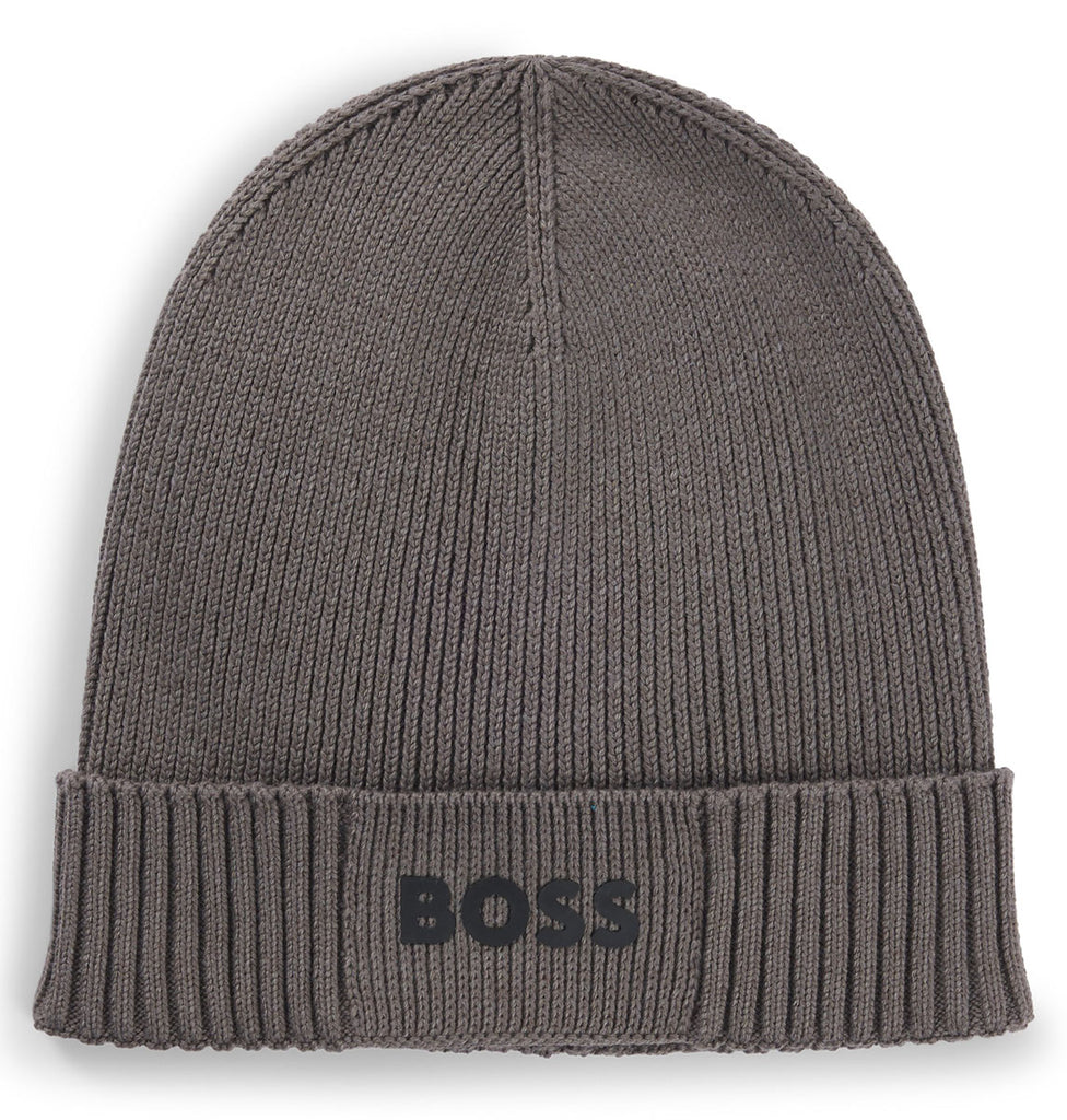 Boss Asic Beanie X In Grey For Men Hugo Boss Beanie Hat