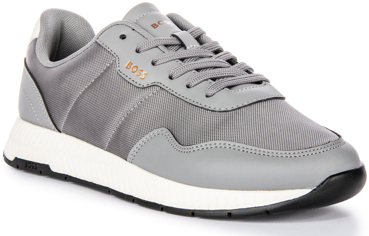 Boss Titanium Runner In Grey For Men