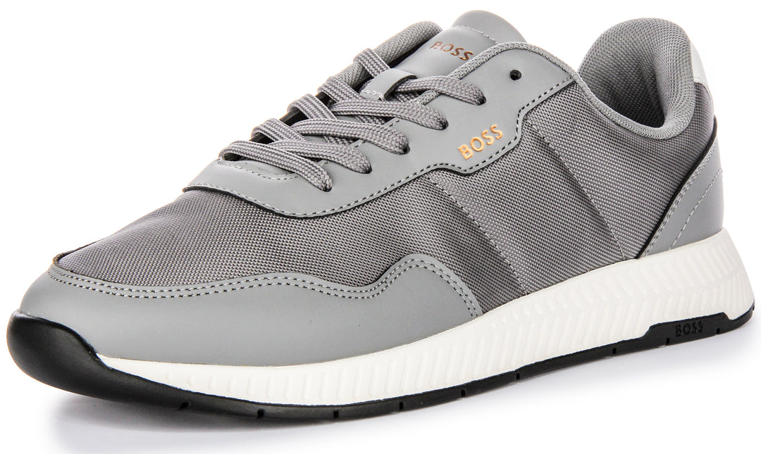 Boss Titanium Runner In Grey For Men